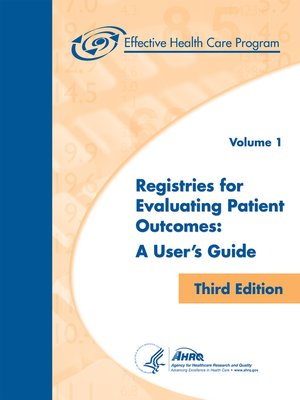 cover image of Registries for Evaluating Patient Outcomes, Volume 1